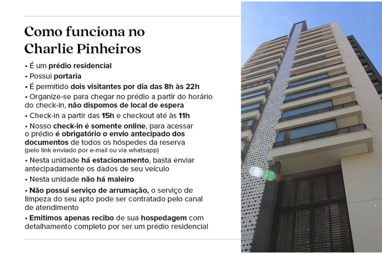 Apartamento Charlie Cobogo Pinheiros São Paulo Exterior foto